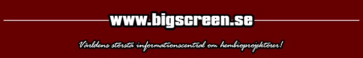 News from www.bigscreenentertainment.se