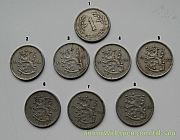 Finska 1 markka 1928, 1940, 1933 mf