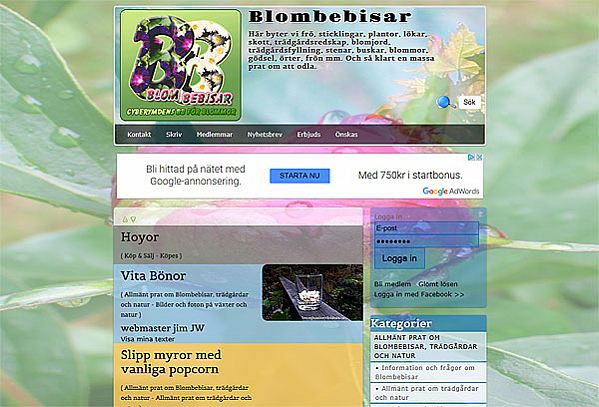 Blombebisars Fröbibliotek