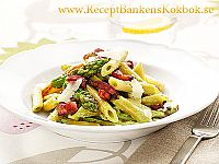 Pennette Rigate con Ricotta e Asparagi