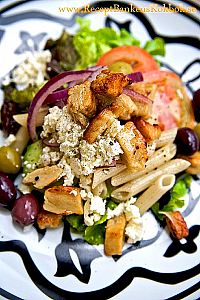 Vegetarisk Grekisk Sallad